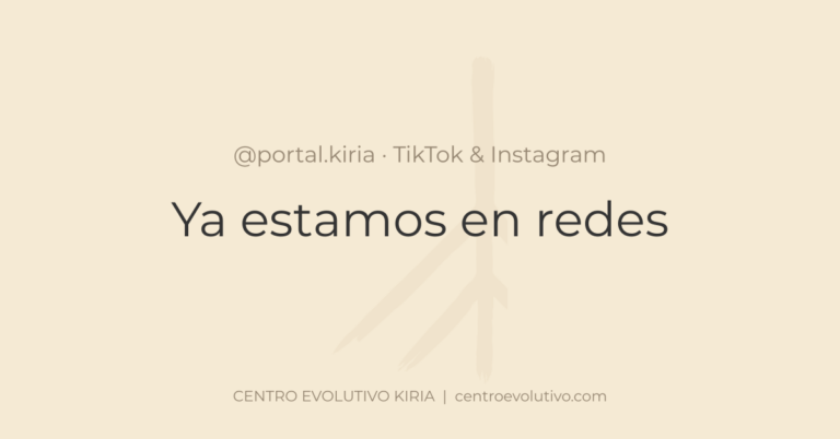 Kiria ya está en redes: síguenos en TikTok e Instagram