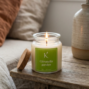 Citronella Garden · Vela artesanal de verano