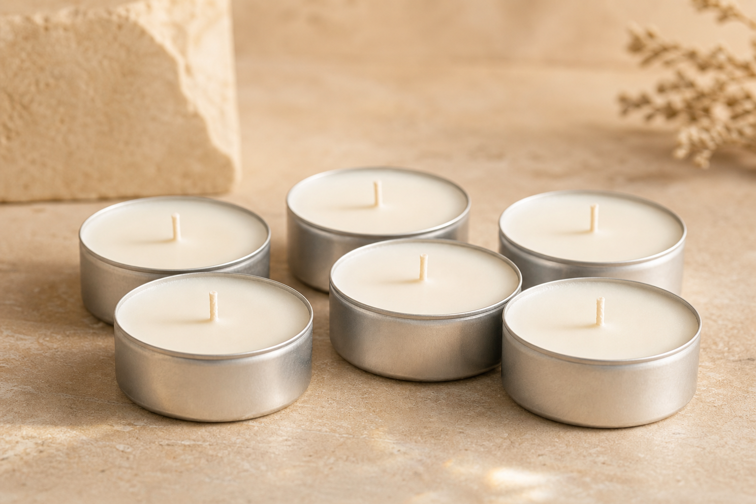 Velas de Té Naturales - Imagen 3
